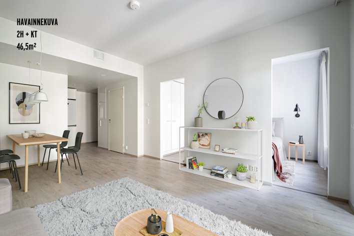 Kerrostalo, 2h+kt, 43 m², Pohjois-Tapiola - Näkymä 4