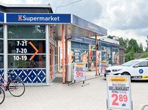 K-Supermarket Oregano on 5 min asunnolta.