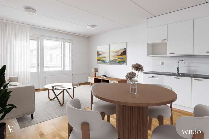 Kerrostalo, 3h+kt+s, 65 m², Jokela