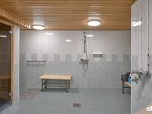 Taloyhtiön tilavat pesu- ja saunatilat