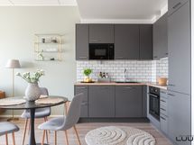 Ruokapöydälle hyvin tilaa