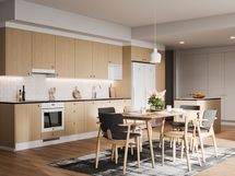 Viitteellinen kuva 95,0 m2 asunnosta.