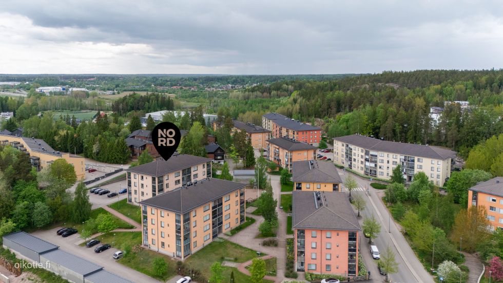 Tämä asunto on sinulle, jos haluat kodin rauhallisella sijainnilla, läheltä vehreitä ulkoilumaastoja