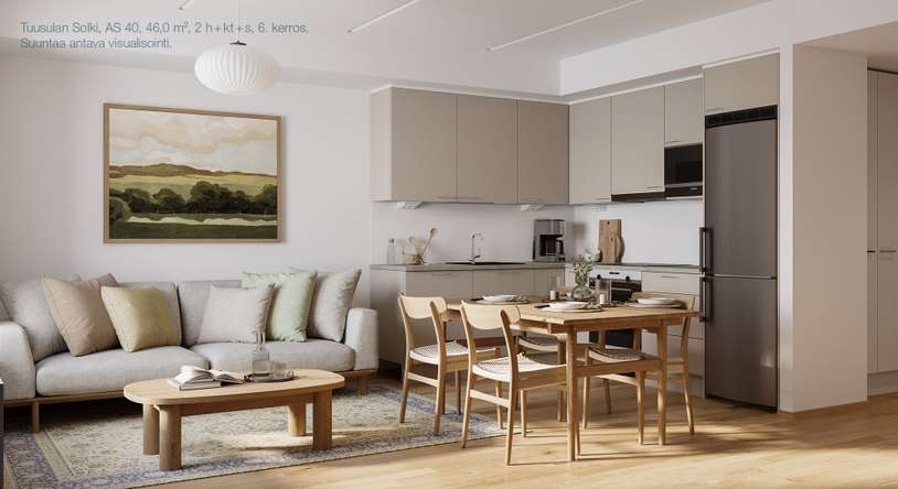 Kerrostalo, 2h+kt+s, 46 m², Hyrylä, Tuusula
