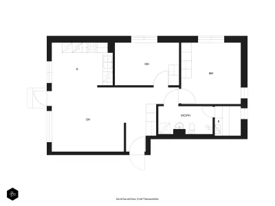 Kerrostalo, 3h, k, kph/s/wc, terassi, 64 m², Hervanta - View 2
