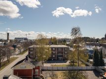 Taloyhtiön pyykkitupa sijaitsee yläkerrassa