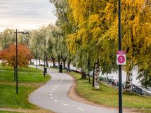 Oulun keskustaan polkaisee pyörällä maisemareittiä pitkin kymmenessä minuutissa.