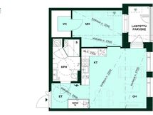 Kodin pohjapiirros (2h+kt+s, 49,5 m²)