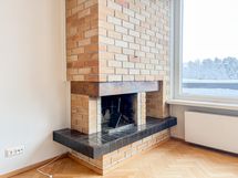 Takka antaa tilaan ihanaa tunnelmaa