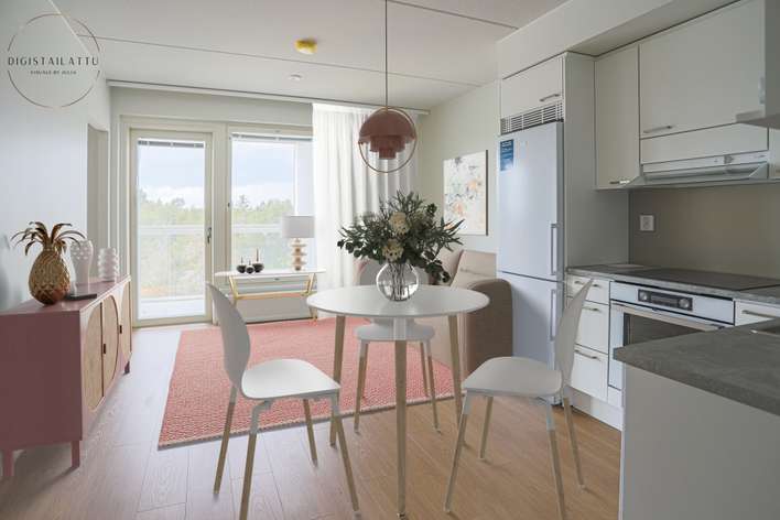 Kerrostalo, 2h+kt, 38 m², Olari, Espoo