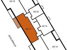 Asunto A17 sijaintikaavio