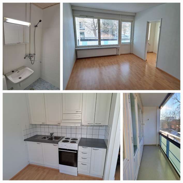 Kerrostalo, 1h + k + parveke/terassi, 31 m², Keskusta, Riihimäki