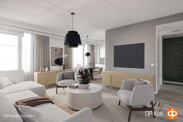 Kerrostalo, 3h,k,kh,s, 76 m², Ainolanranta, Jyväskylä