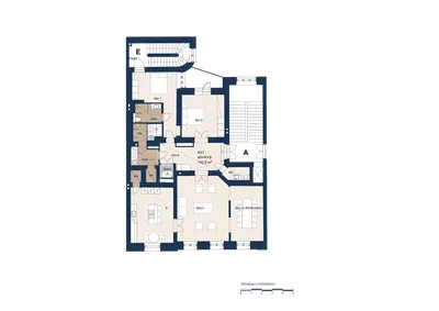 Kerrostalo, 4H+K+S+parveke, 142,5 m², Kaartinkaupunki - View 2