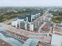 Sijainti kauppakeskus Iso Omenaa vastapäätä