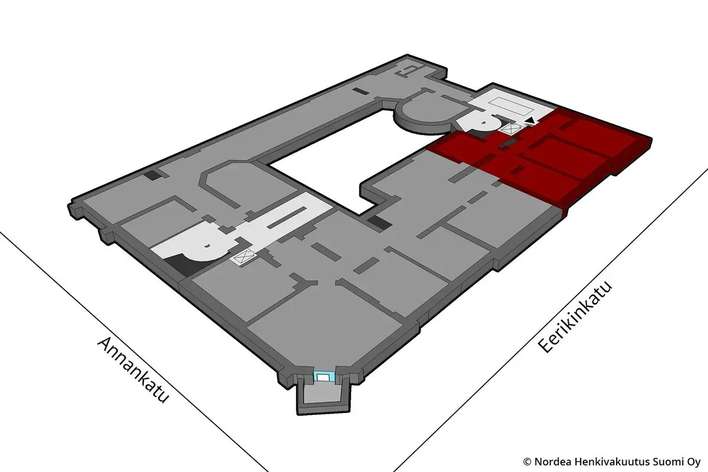 Liiketila, 134 m², Kamppi - Näkymä 3