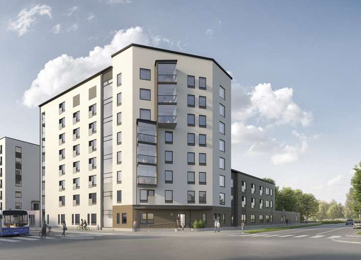 Kerrostalo, 3h + k + lasitettu p., 65 m², Keinusaari