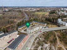 Sijainti Vantaanjoen vieressä