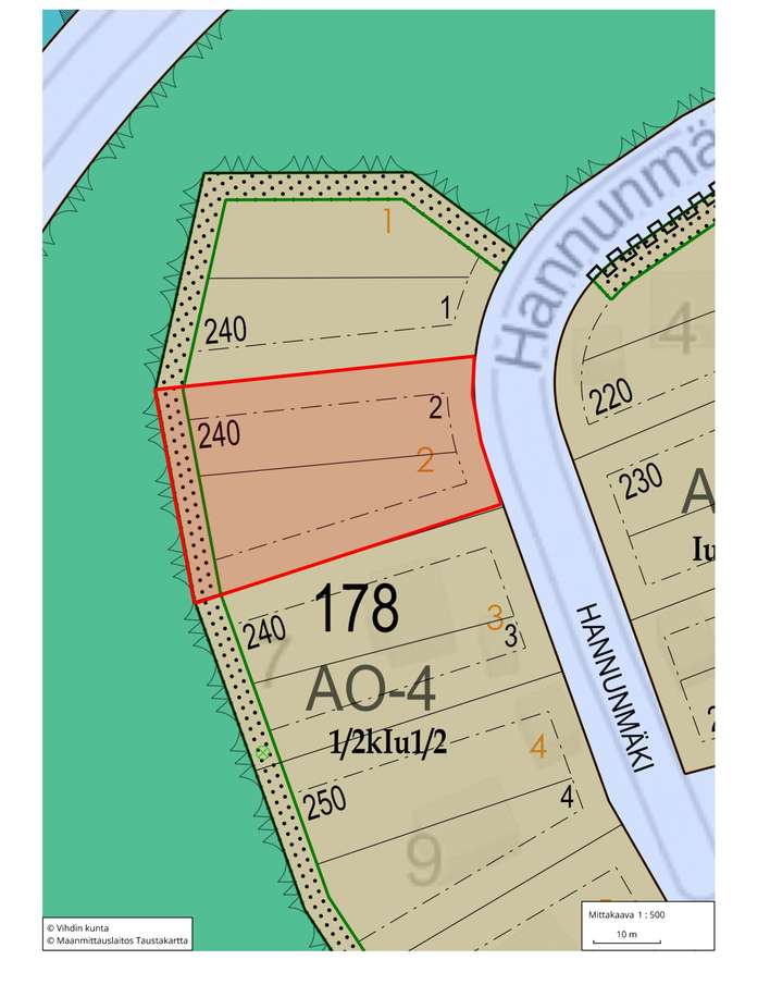 Tontti, 1 287 m², Stenkulla - Näkymä 2