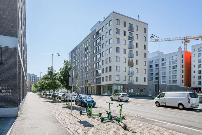 Kerrostalo, 2 h + kt, 45,5 m², Jätkäsaari, Helsinki