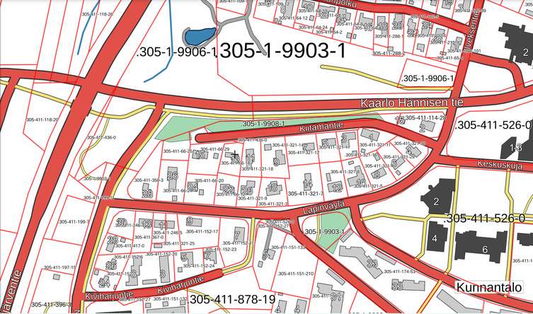 Tontti, 1 222 m², Kuusamo, Kuusamo