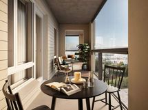 Visualisointi kodista A 41 (3-4h+kt+s, 81,5 m²)