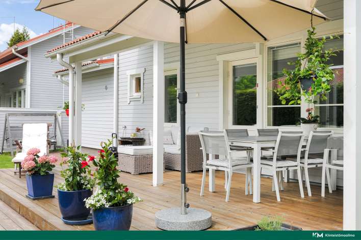 Huvila, 5h, k, s/ph, kph, wc, vh, piha, 117 m², Tapaninkylä - Näkymä 3