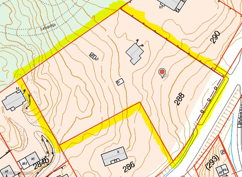 kuninkaanmäki vantaa kartta 6 975 m² Vanha Porvoontie 288, 01260 Vantaa Omakotitalotontti 