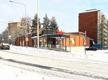 Lähikauppa on n. 100m päässä