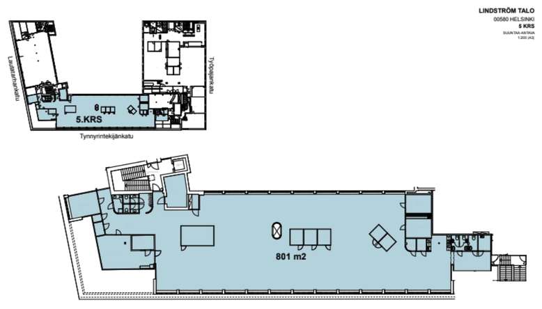 Liiketila, 801 m², Sörnäinen, Helsinki