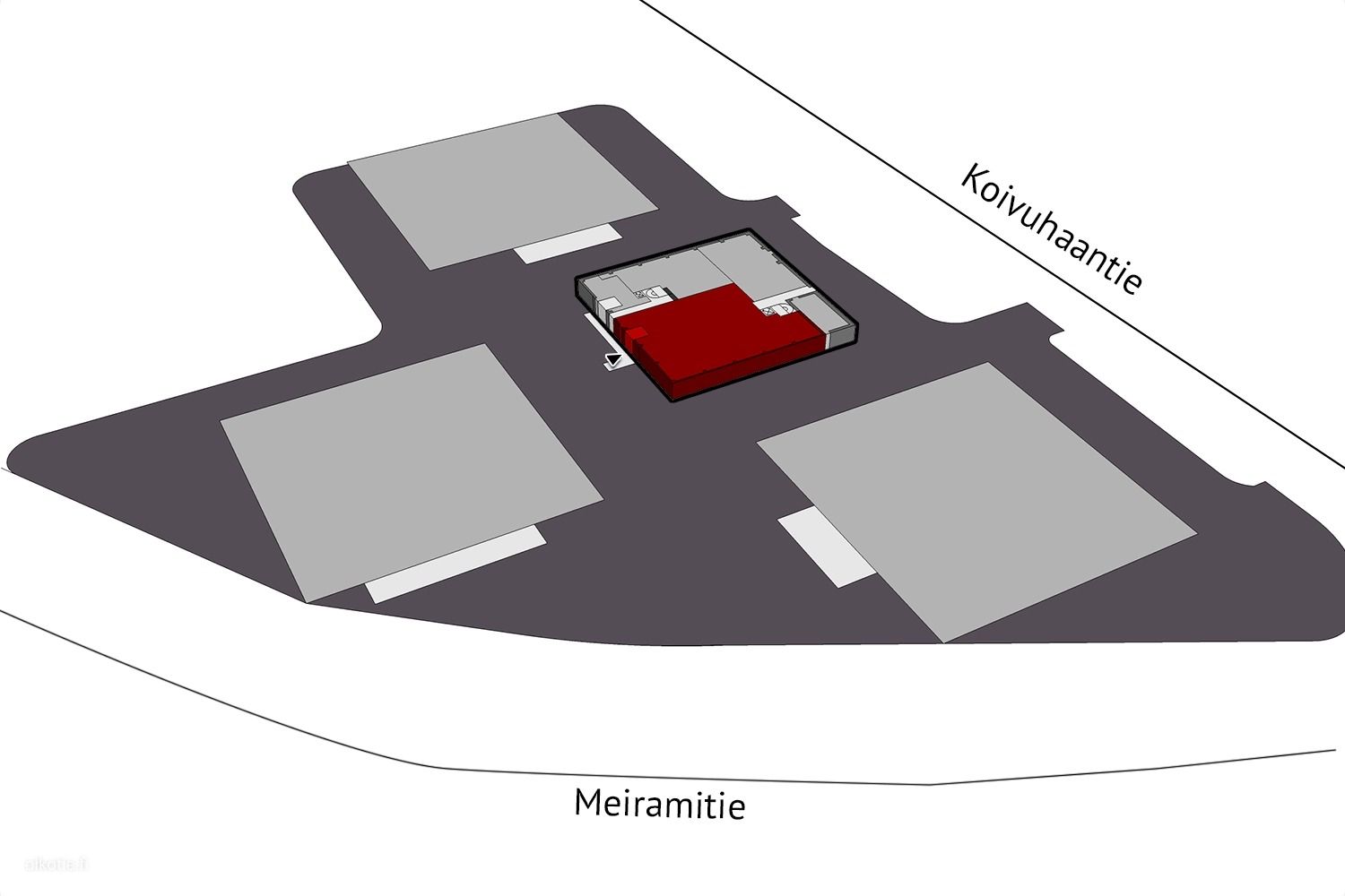 Varastotila – Koivuhaantie 2-4, B-talo 3