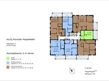 Asuntojakauma 2-4 krs