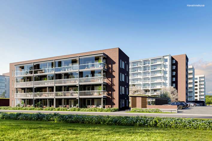 Kerrostalo, 2h+kt, 40 m², Lielahti - Näkymä 3