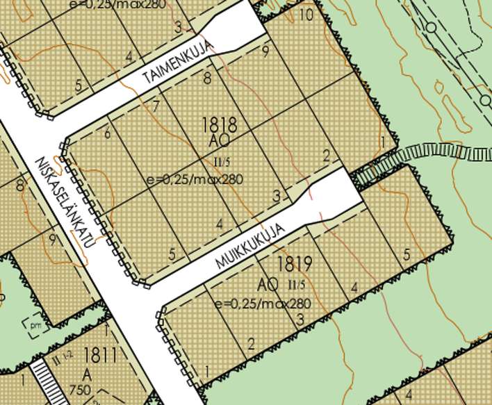 Tontti, 1 258 m², Könönpelto - Näkymä 2