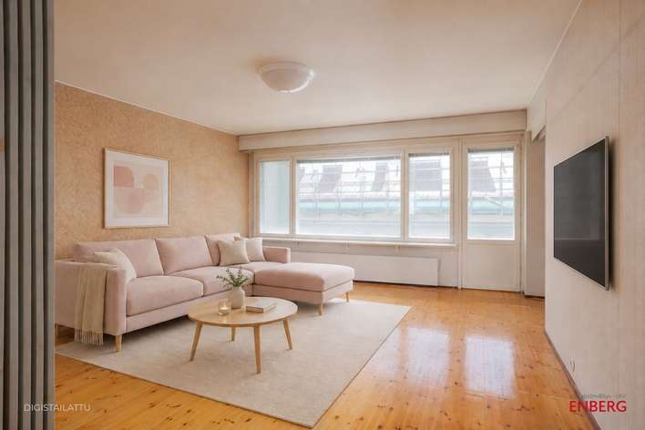Kerrostalo, 3mh+oh+k+2vh+kh+s+lasitettu parveke, 95 m², Keskusta, Jyväskylä