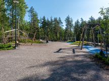 Finnträsk uimarannan virkistysaluetta