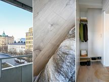 Parveke näkymä, lattiamateriaali, eteinen
