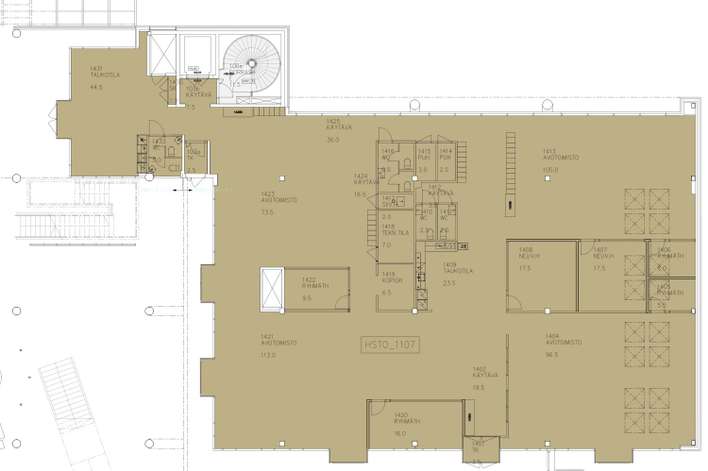 Liiketila, 316 m², Pasila - Näkymä 2