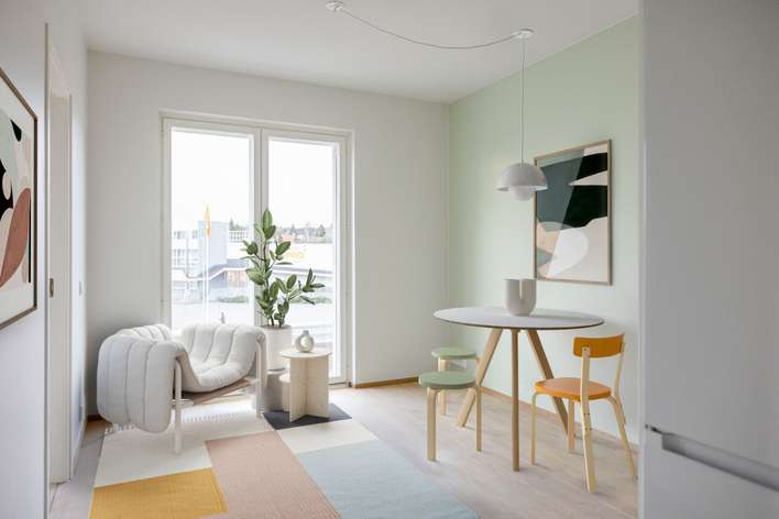 Kerrostalo, 4h+k+kph+r.parv, 49 m², Pitkämäki, Turku