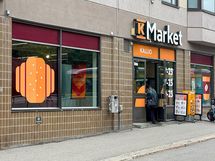 Lähikauppaan noin minuutin kävely