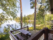 Rantasaunan terassi näkymää