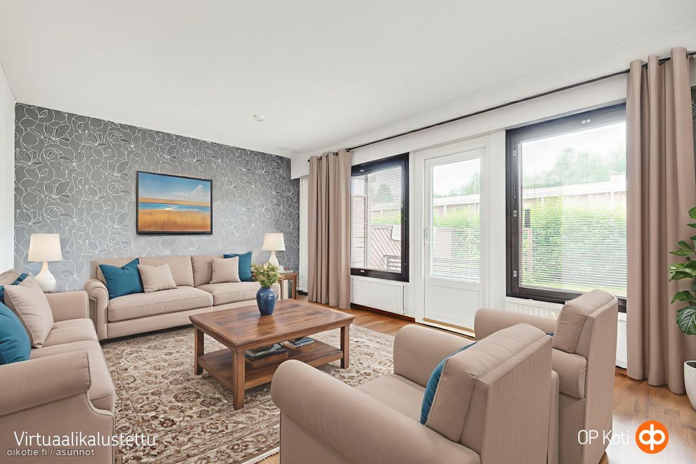 Virtuaalisisustettu kuva