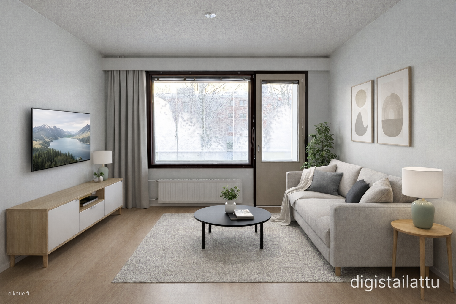 Kerrostalo, 3h+k+las.p, 77,5 m², Haukiluoma - Näkymä 6