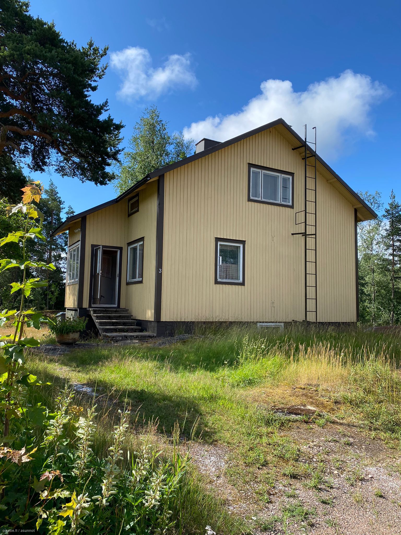 120 m² Santarannantie 3, 27230 Rauma Alak: 2h+ et+ k+ wc. Yläk: 2h +  kellarissa varastoa+ sauna – Oikotie 16910367 – SKVL