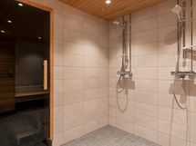 Taloyhtiön saunan pesuhuone