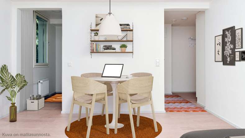 Kerrostalo, 1h+kk, 25 m², Kontula, Helsinki