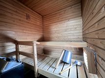 Asunnossa oma sauna!