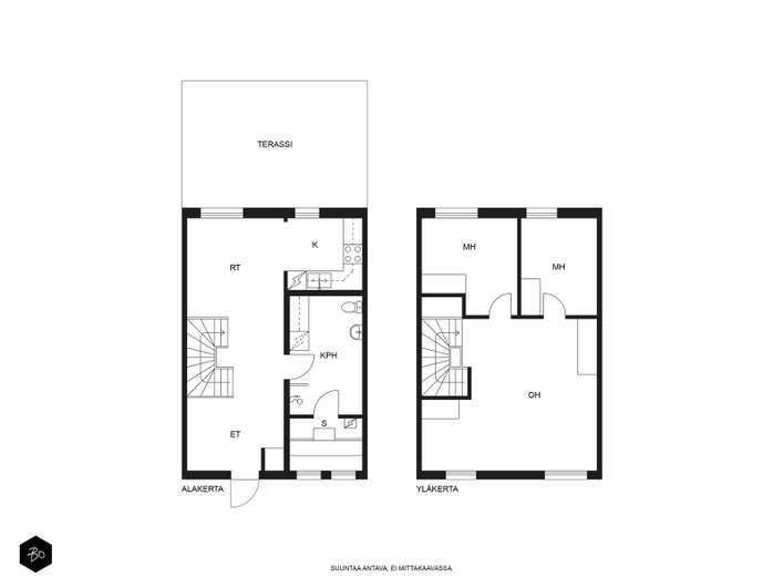Rivitalo, 4-5h+k+s+vh+terassi (yj. 5h+k+kh+s), 93 m², Luolavuori - Widok 2