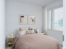 Virtuaalistailattu makuuhuone 1