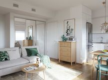 Tikkurila K163 olohuone